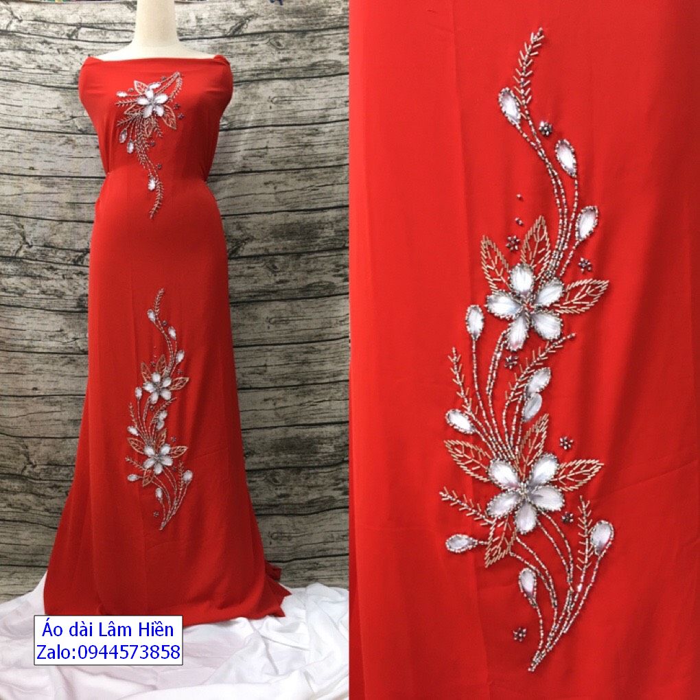Vải áo dài lụa kết phale LHPL257