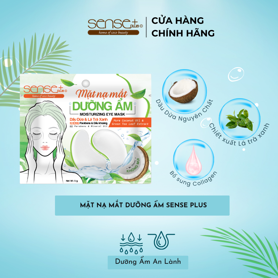 MẶT NẠ MẮT DƯỠNG ẨM SENSE PLUS 5G