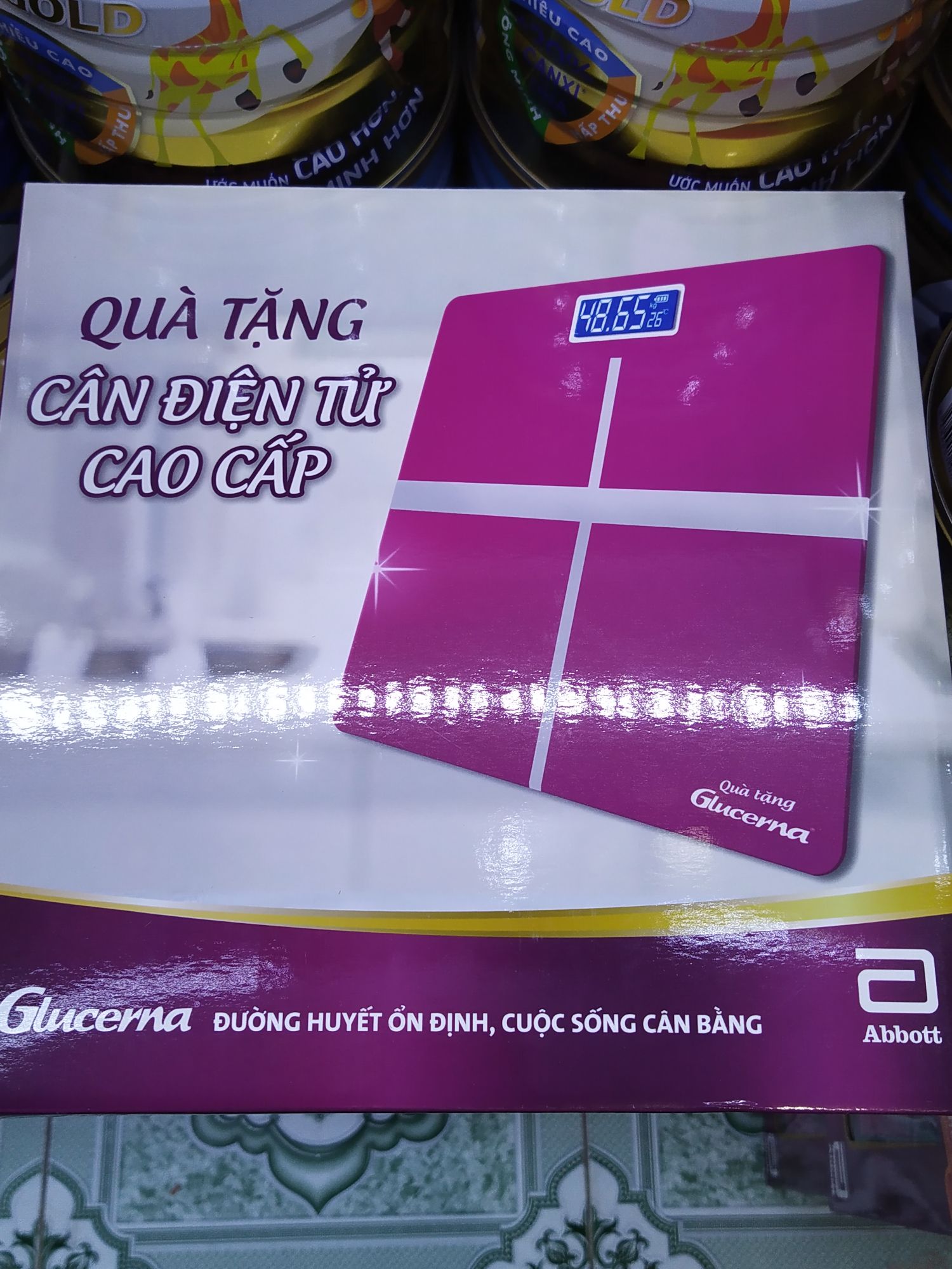 Cân điện tử Glucerna( hàng khuyến mãi)