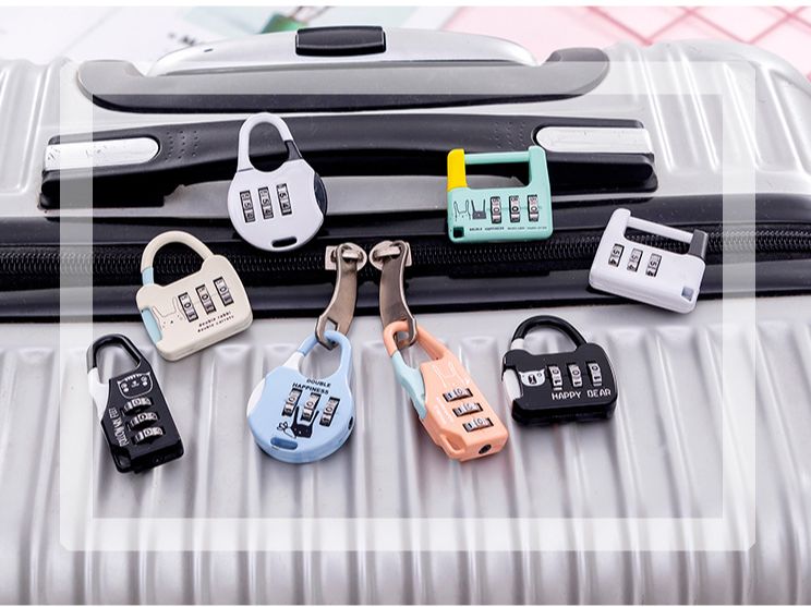 Ổ Khoá Mật Mã Mini Dễ Thương Dùng Cho Vali, Tủ Locker