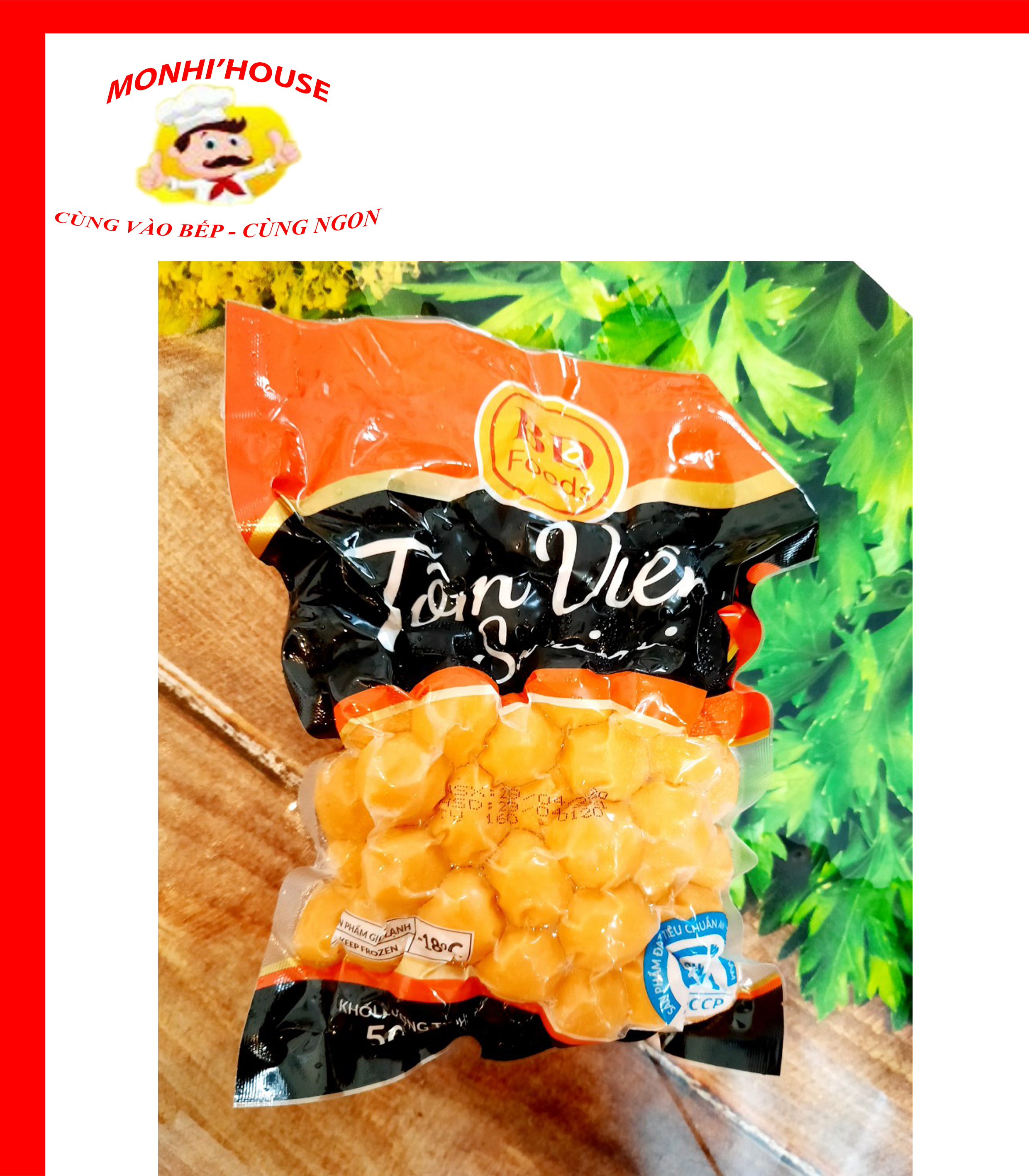 100g Tôm viên thơm ngon(chiết lẻ)