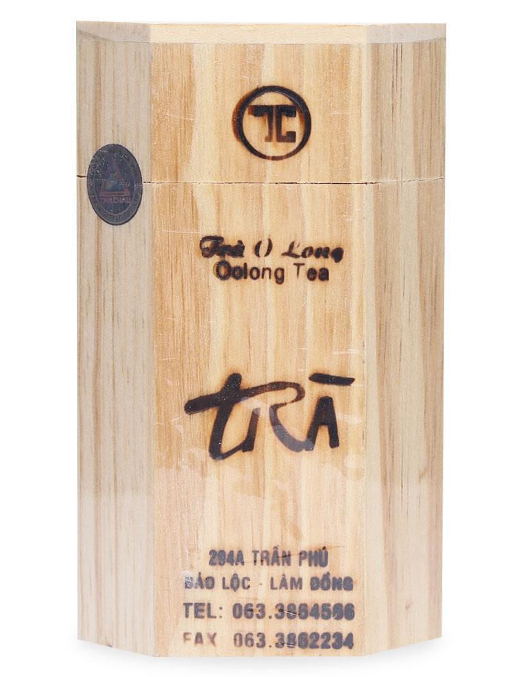 [HCM]Trà Ô long (Oolong) Tâm Châu hôp gỗ 100gr