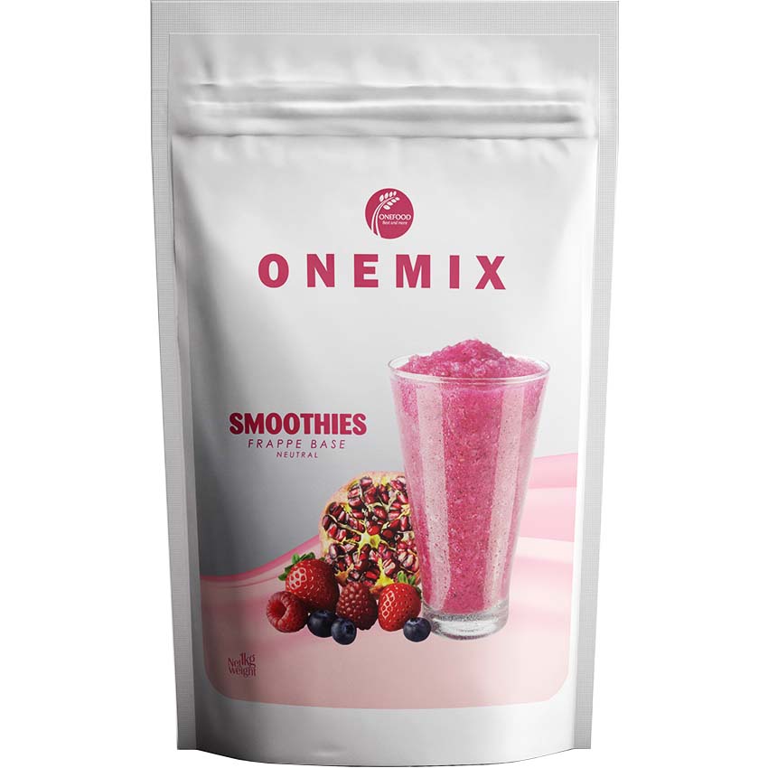 Bột mix (bột frappe) OneMix Smoothies túi 1kg. Bột chống phân tầng tách lớp không mùi