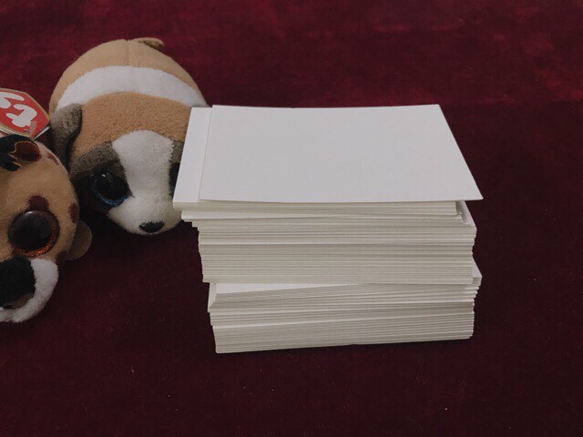 Flashcard trắng học từ vựng❤️ Combo Flashcard trắng học từ vựng (kích thước 5x8cm)