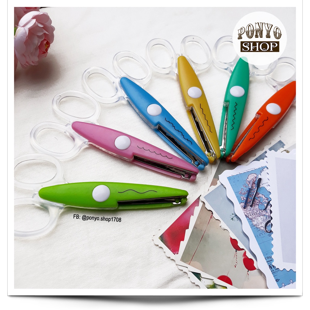 ✂️ Kéo cắt viền ảnh trang trí Scrapbook (Cỡ nhỏ)