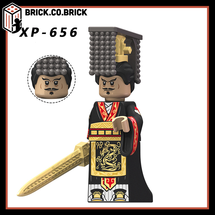 Minifigures đế chế nhà Tần vua Tần Thủy Hoàng và quan binh QinDynasty Đồ chơi lắp ráp mô hình sáng tạo KT1088