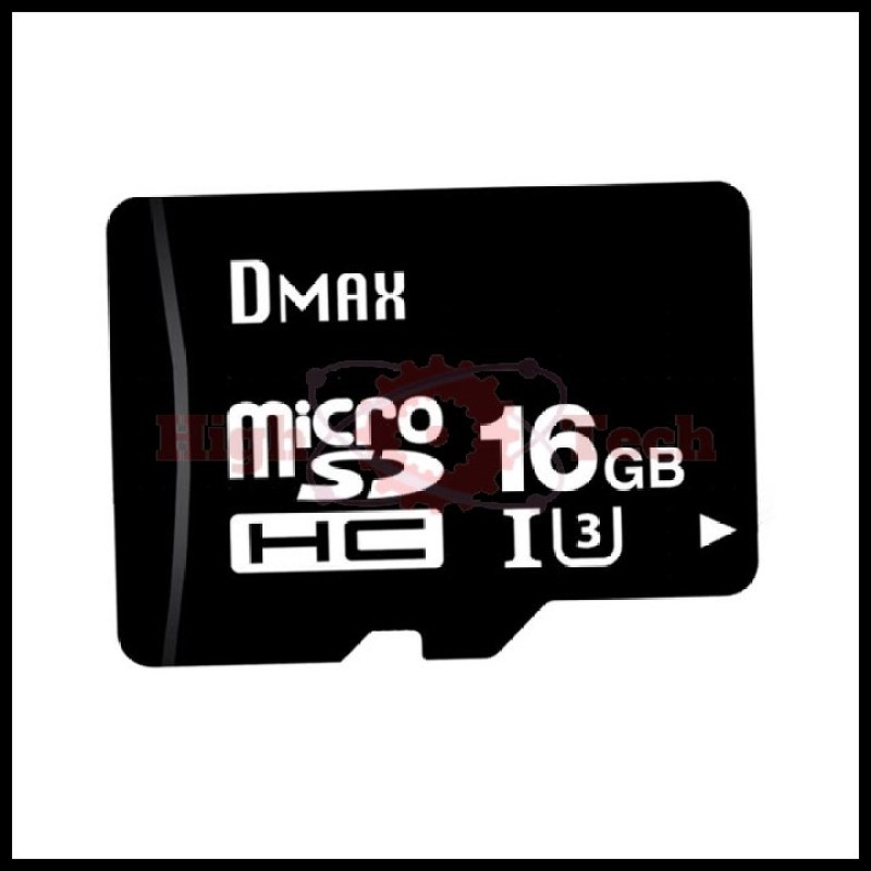 Bộ 2 thẻ nhớ micro SDHC Dmax 16GB tốc độ cao U3, up to 90MB-s - Bảo hành 5 năm