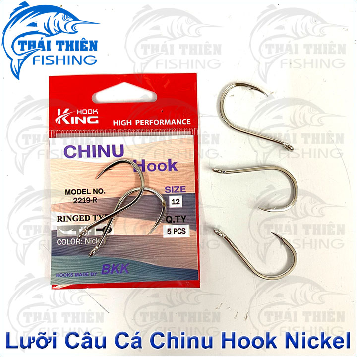 Lưỡi Câu Cá Chinu BKK King Hook Nickel
