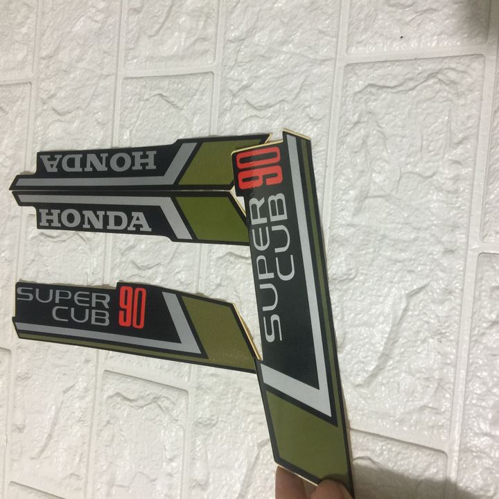 Tem cub 81 - số 50-90 màu ĐỎ - Phối màu nền XANH RÊU