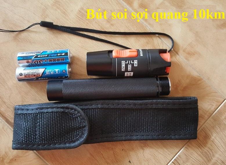 Bút soi sợi quang 10km - Bút kiểm tra đứt cáp quang - bút soi lỗi dây quang