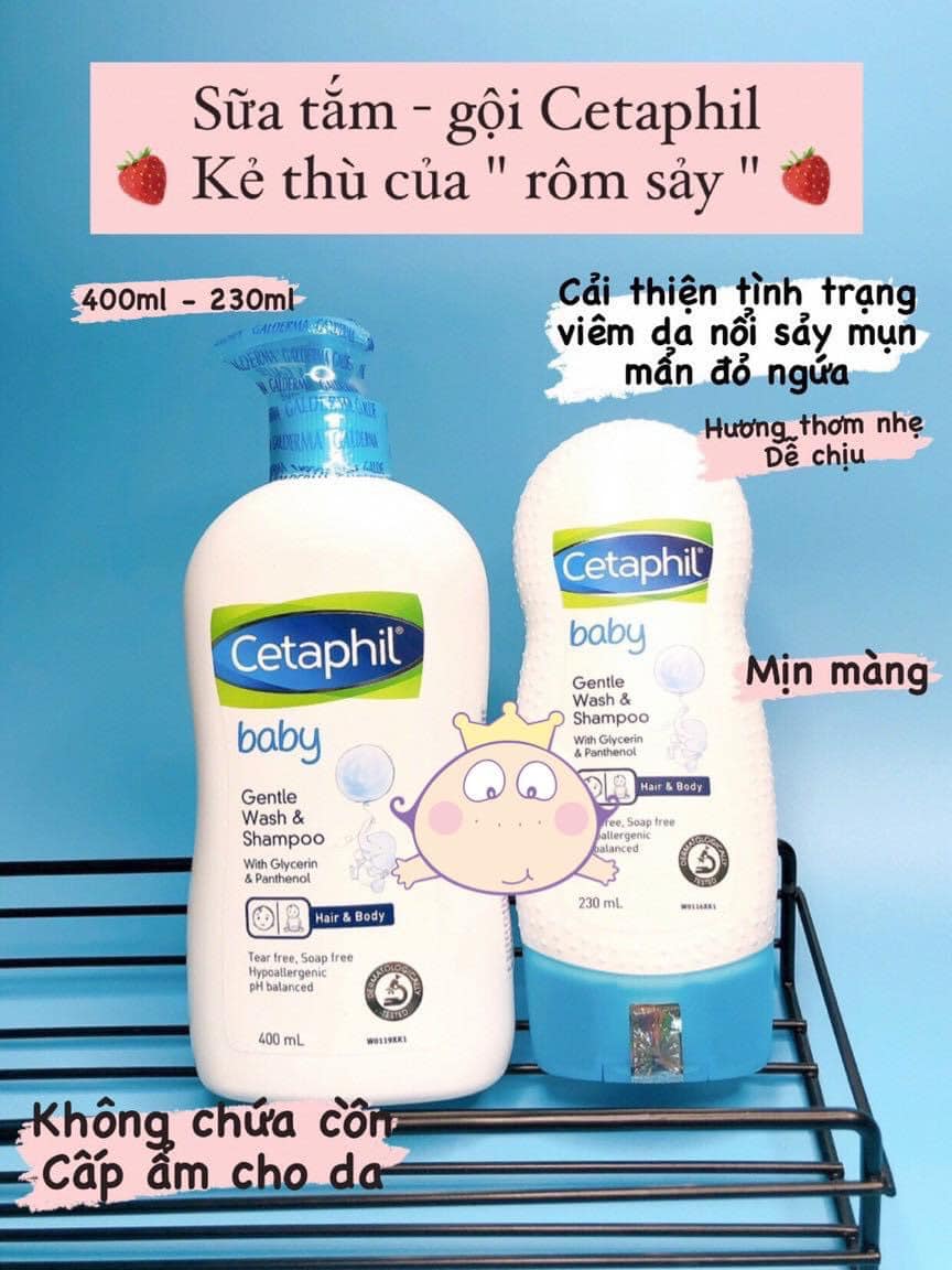 Sữa tắm gội centaphil 230ml hàng Úc