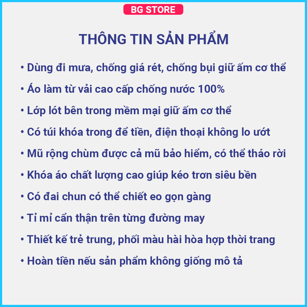 Áo mưa Măng Tô nữ cao cấp chống thấm nước tuyệt đối – Màu xanh ghi DENIM cá tính