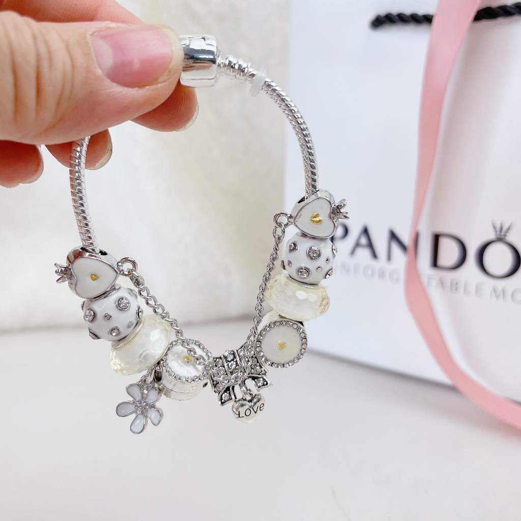 Vòng charm Pandora Cherry Blossoms Pendant Charm Bracelets