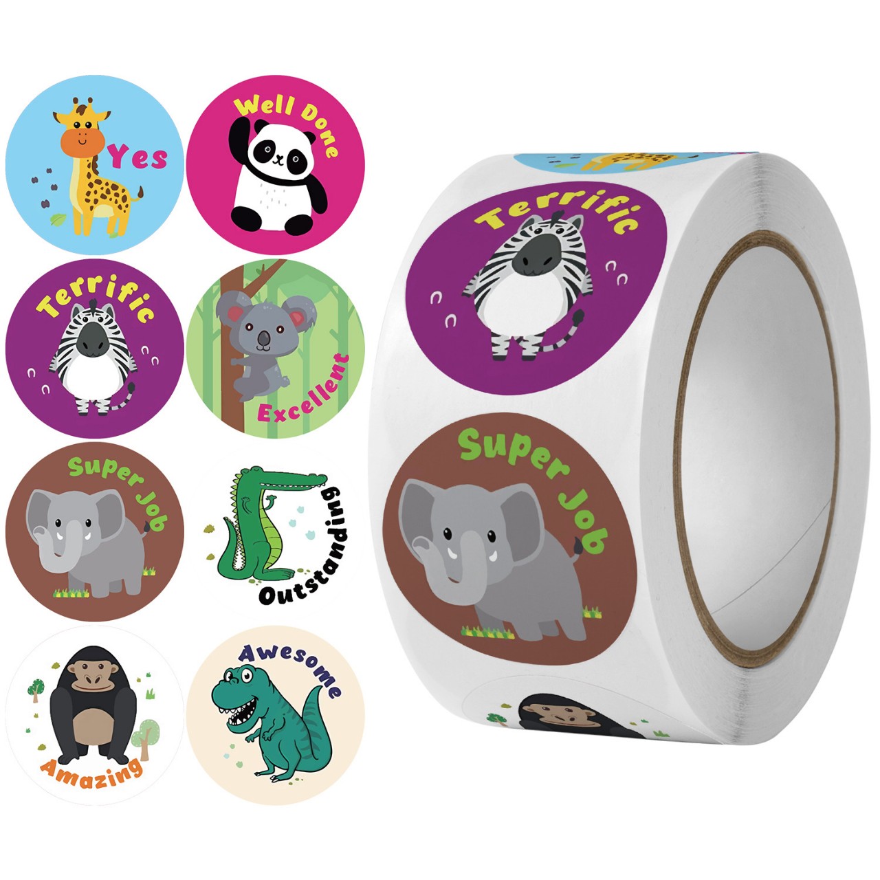 Sticker nhãn dán cute hình mèo con dễ thương