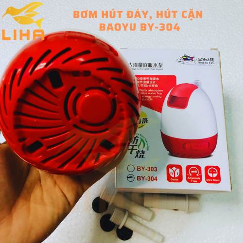 Máy Bơm Hút Cặn Baoyu BY-304 (40W-3000L/H-2.5M) - Bơm Hút Đáy Hồ Cá
