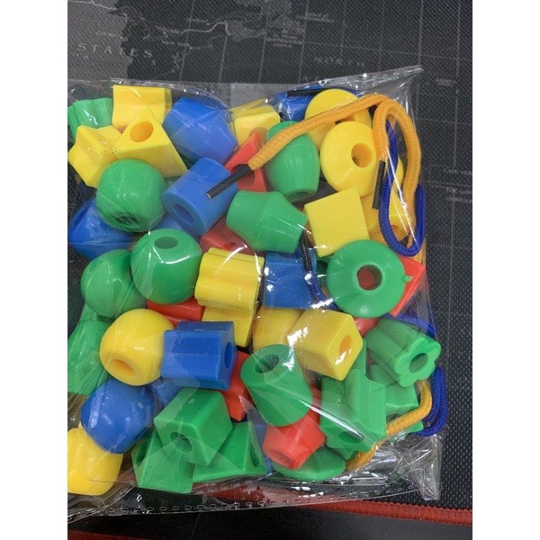Set 6 bát + 2 kẹp phân loại màu sắc tập gắp hạt nhựa hạt pompom