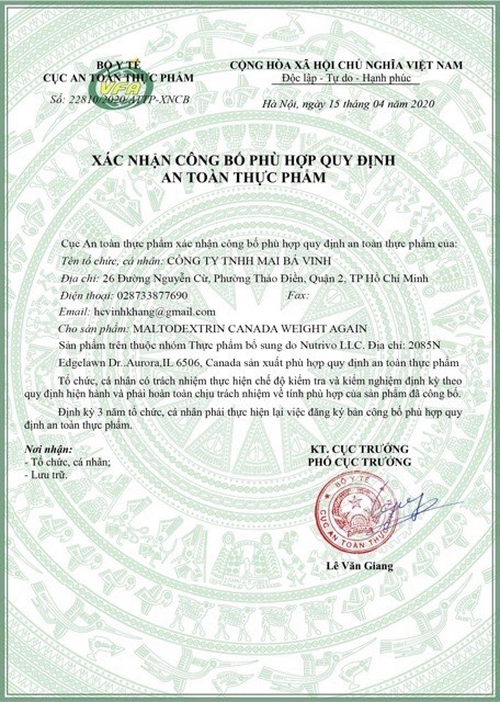 [HCM]Sữa Tăng Cân Maltodextrin Combo 2 Túi