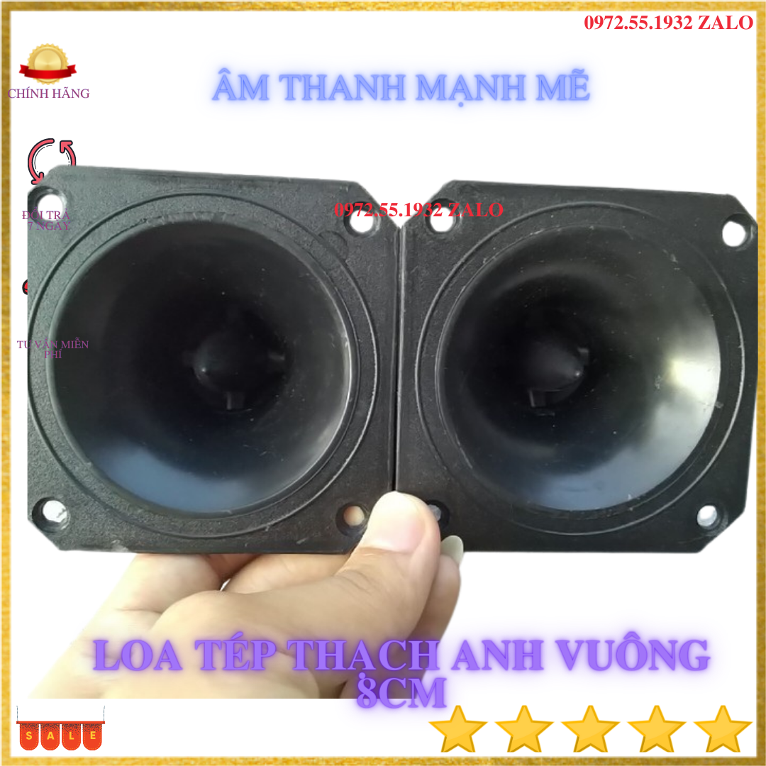 Loa tép thạch anh  vuông hàng đẹp giá rẻ -- giá 1 đôi