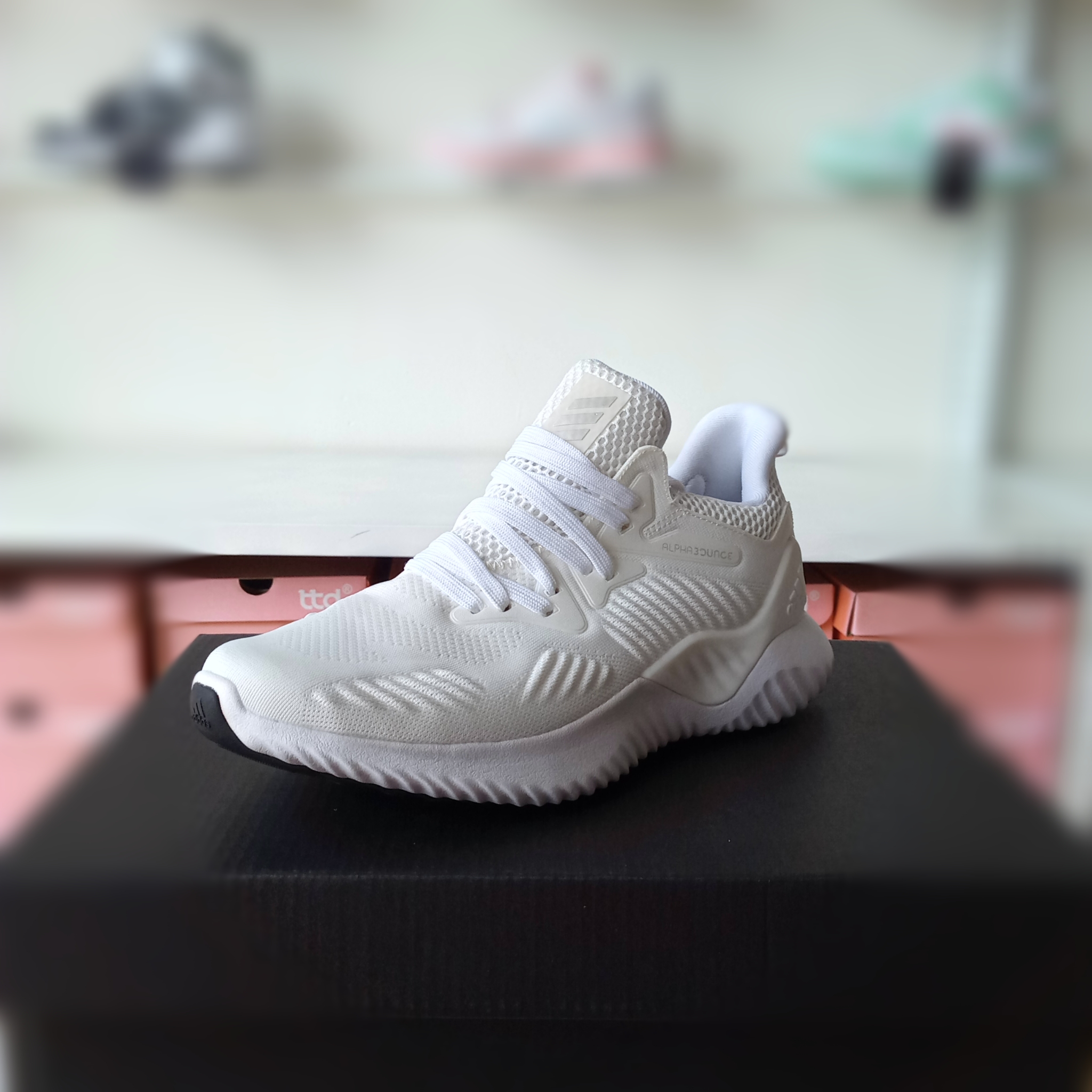 Giày Adidas Alphabounce Beyond trắng full