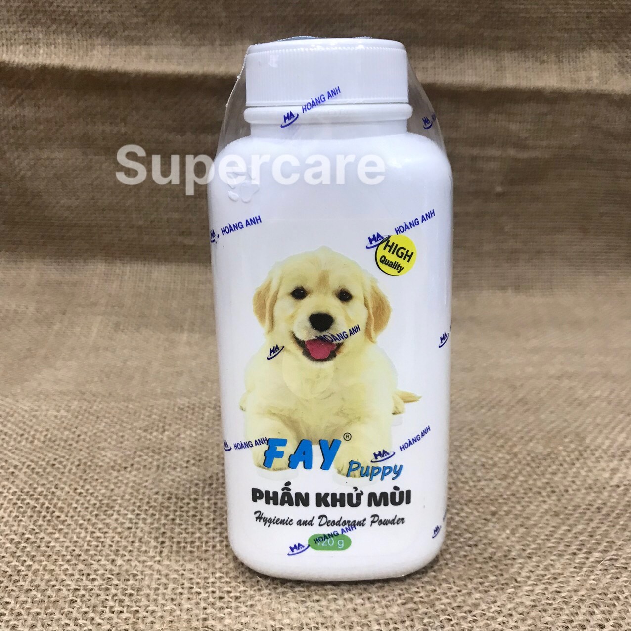 [Hoàn tiền 10%] [CÓ HỎA TỐC] Phấn Thơm Khử Mùi Tắm Khô Cho Chó Fay Puppy 120Gr