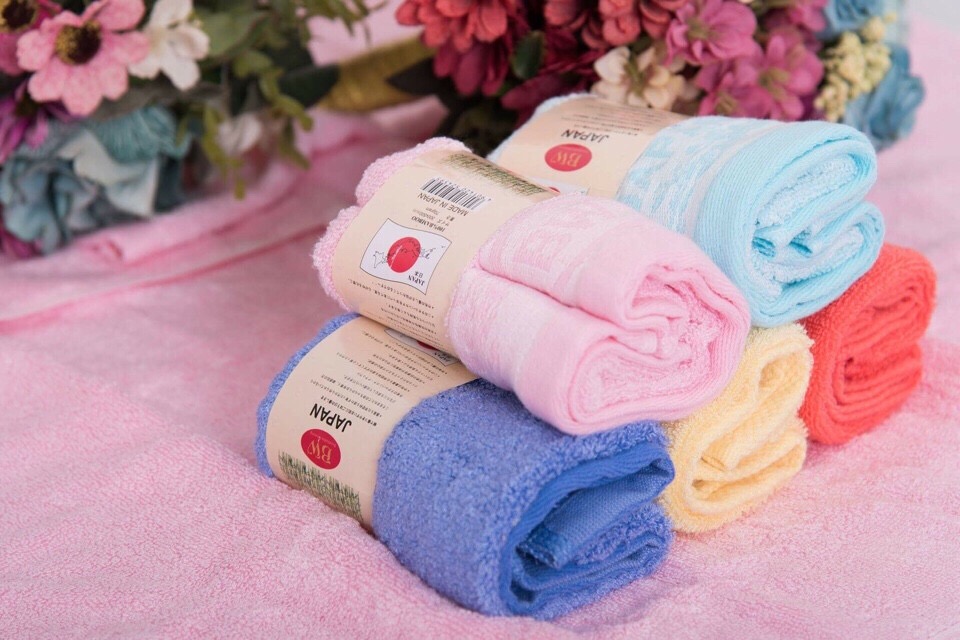 [Lấy mã giảm thêm 30%] Khăn Mặt Sợi Tre Cao Cấp Kích Thước 30x50cm