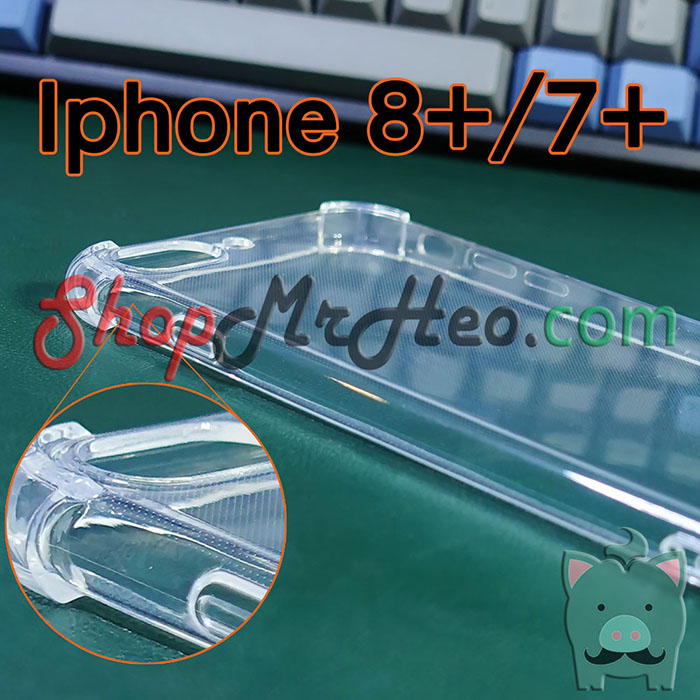 Ốp Lưng Dẻo Chống Sốc Trong Suốt Iphone 7 Plus - Iphone 8 Plus - Iphone 7+ / 8+