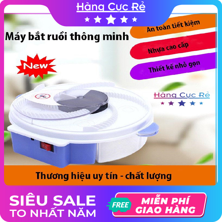 [Tặng kèm mồi] Máy bắt ruồi - Thu hút côn trùng hiệu quả - Phiên bản thông minh tự động chạy điện giá rẻ - Shop Hàng Cực Rẻ