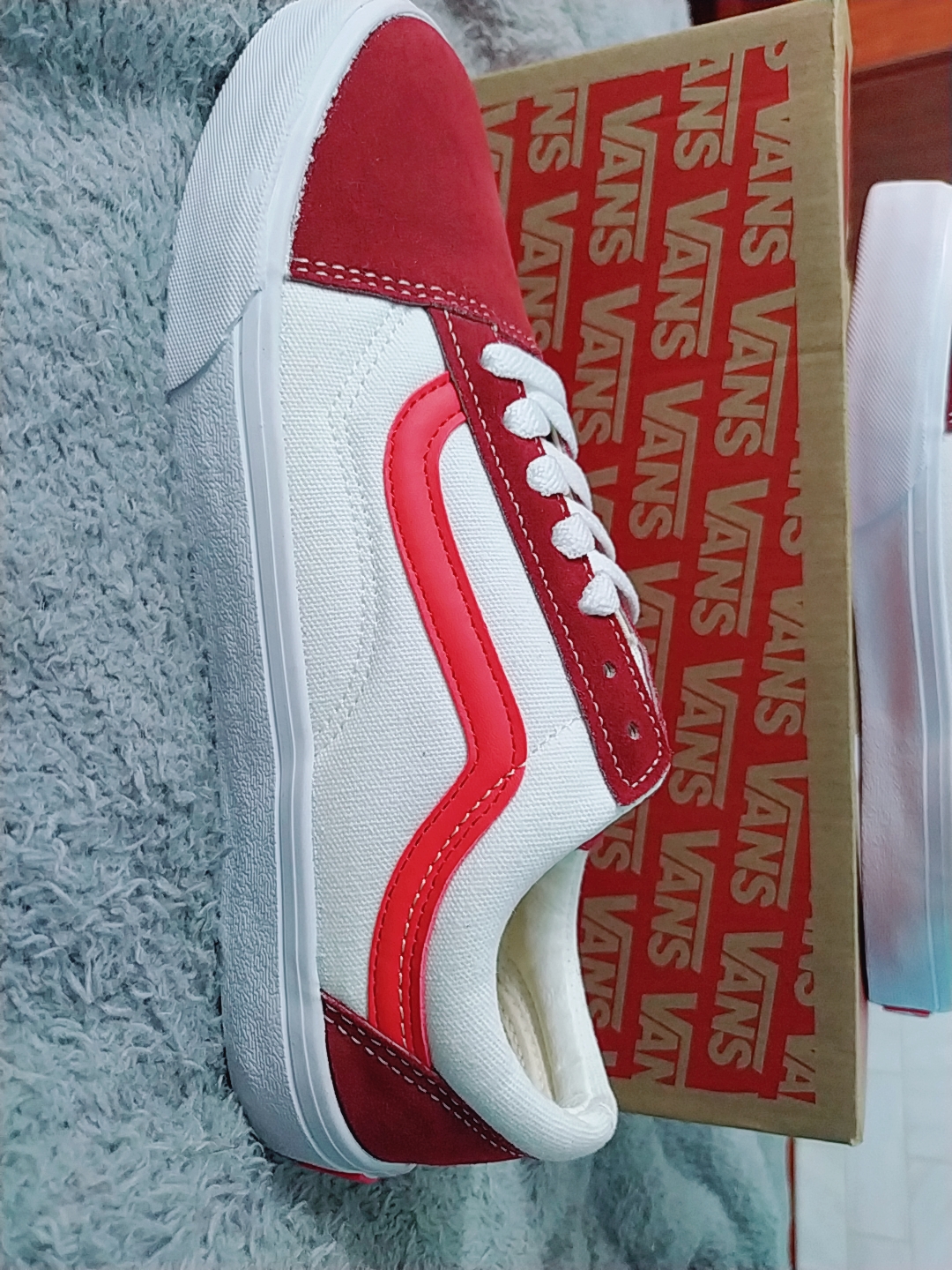 GIÀY VANS STYLE 36 RETRO SPORT TRẮNG ĐỎ [Ảnh Thật - Full Box]
