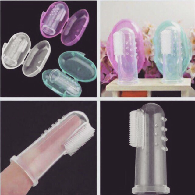 Rơ lưỡi silicon xỏ ngón siêu mềm cho bé
