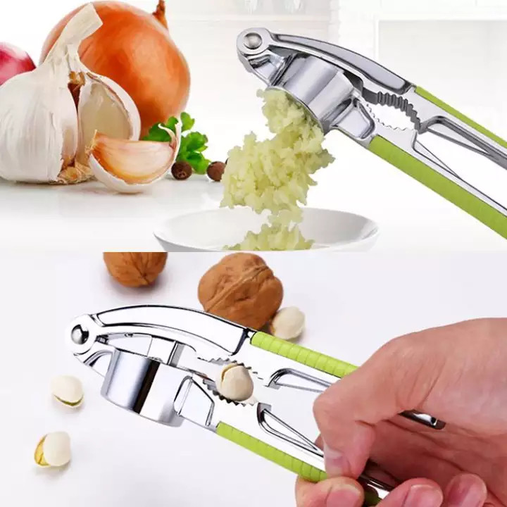 Dụng cụ dập tỏi, nghiền tỏi, ép tỏi bằng inox cao cấp, chất liệu inox chắc chắn bền đẹp, nhỏ gọn tiện lợi, lỗi 1 đổi 1.