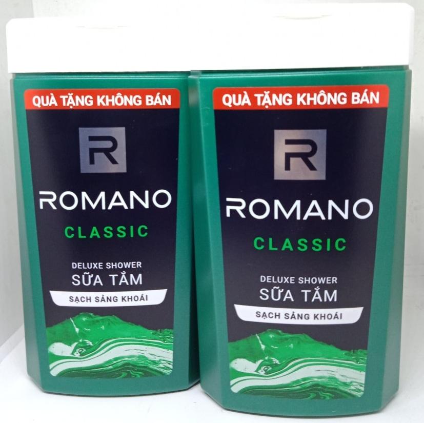 [HCM]Bộ 2 Chai Sữa Tắm Hương Nước Hoa Nam Romano 150g Hàng Khuyền Mãi