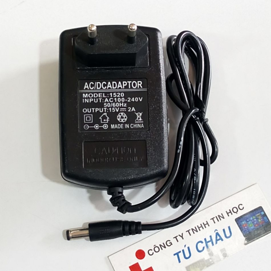 Adapter DC 15V - 2A / 15V - 3A / 15V - 4A / 15V - 5A / 15V - 6A (Đầu cắm 5.5mm x 2.1mm)