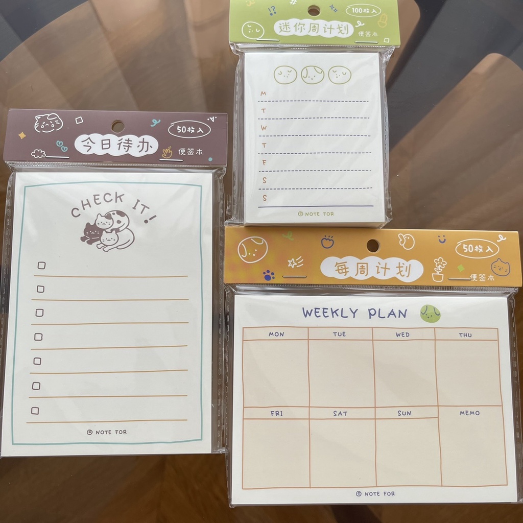 Giấy Note không dán icon (100 tờ)