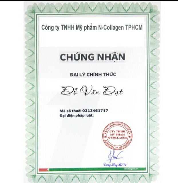 Combo whitening face cream + serum cao cấp ncollagen