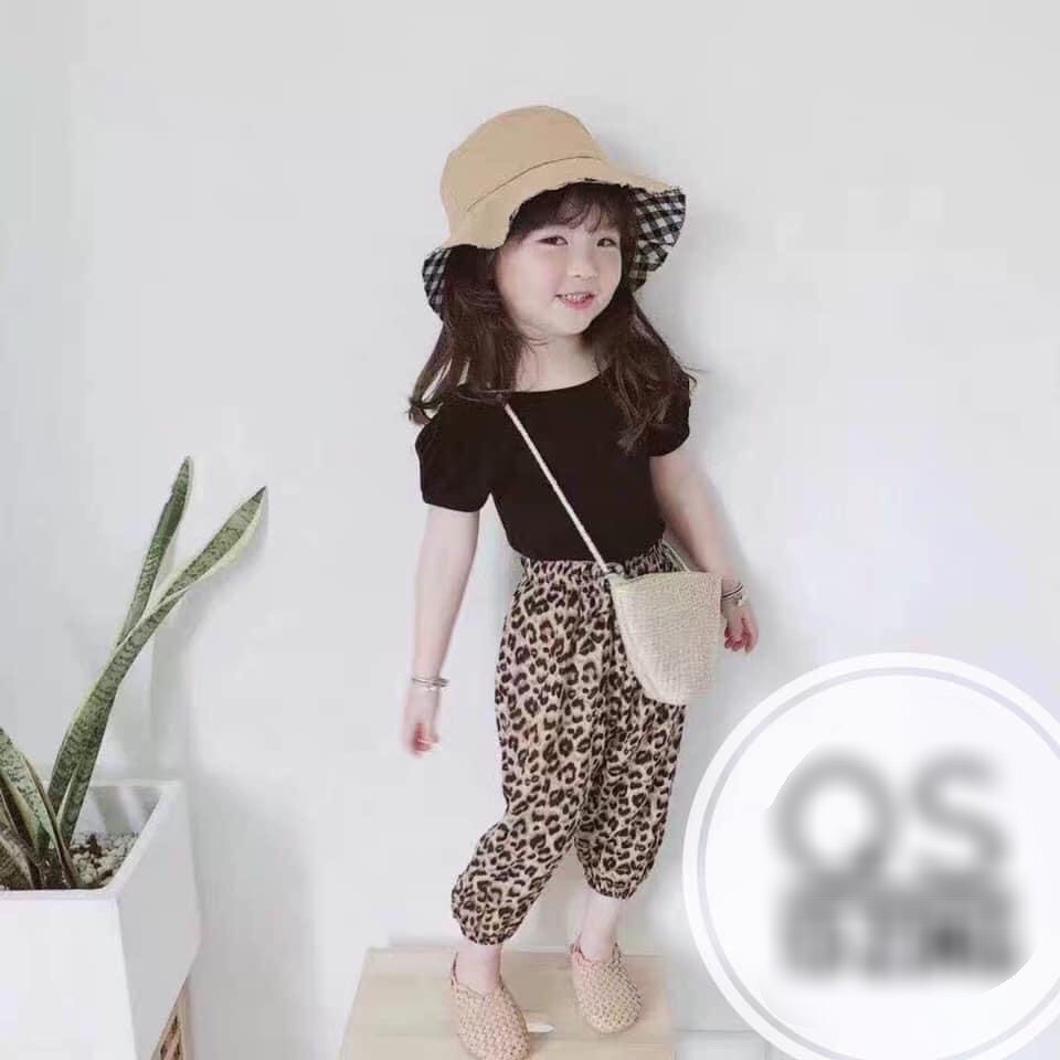 (FREESHIP)Set áo thun quần boom bé gái siêu dễ thương