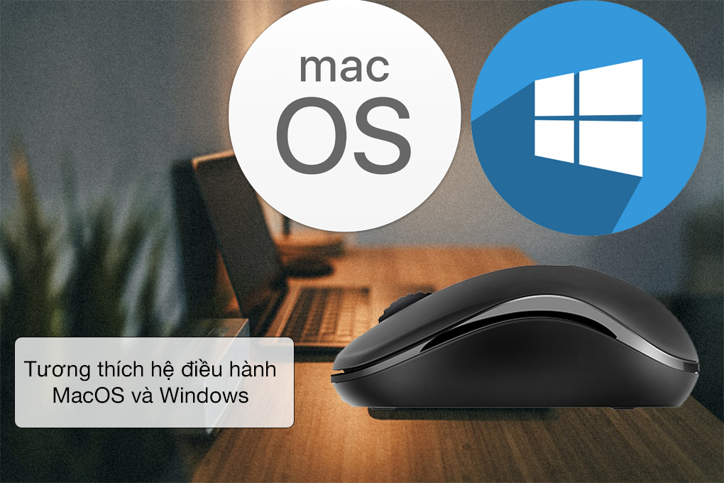 Chuột không dây Rapoo M216 - [HÀNG CHÍNH HÃNG]