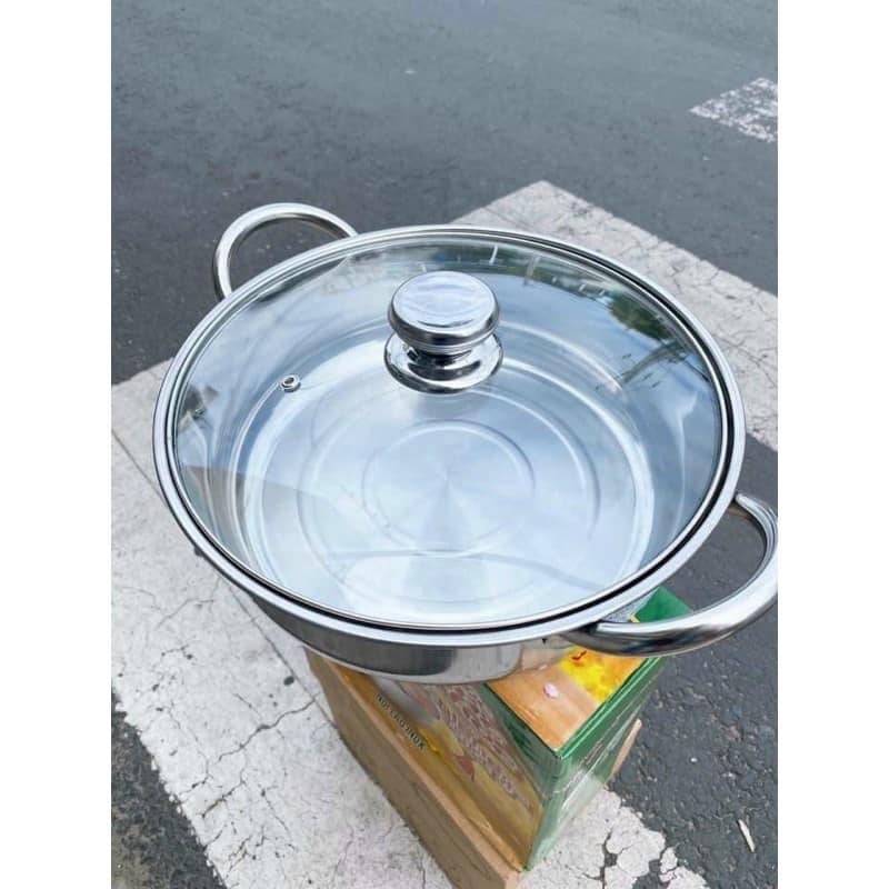 [HCM]Nồi lẩu inox - 26cm quà từ Anlene
