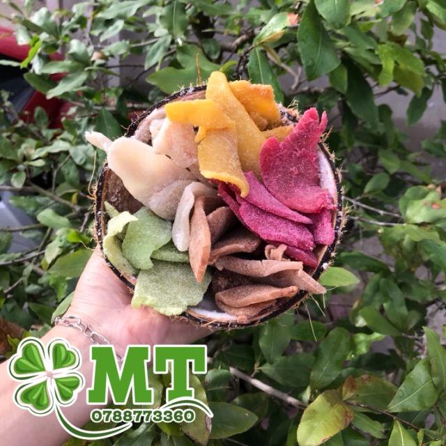 Mứt dừa non miếng mix vị nhà làm KL 1kg