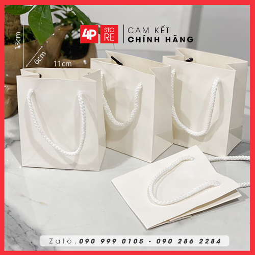 10 TÚI KRAFT TRẮNG 120GSM - NHIỀU SIZE