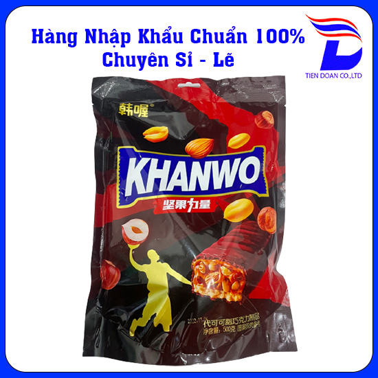 Kẹo socola hạnh nhân KHANWO hàng nhập khẩu