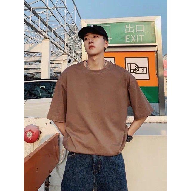 [HCM]ÁO THUN UNISEX  BASIC TEE PHÔNG TRƠN TAY LỠ ĐỦ MÀU