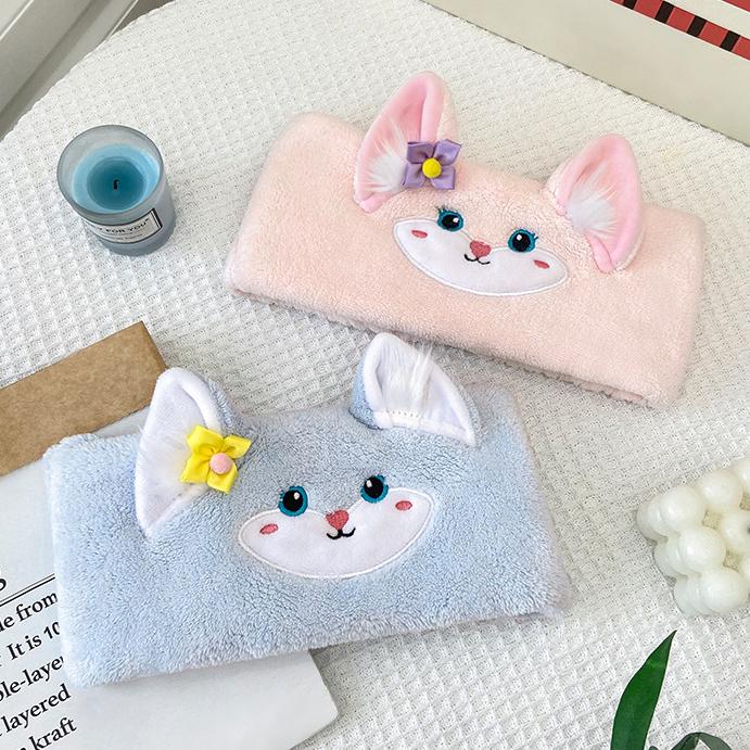 (BDRM14) Băng đô rửa mặt trang điểm hình con cáo