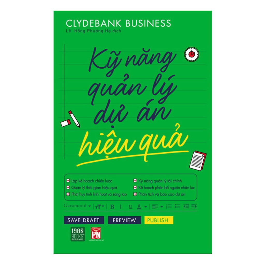 Sách - Kỹ Năng Quản Lý Dự Án Hiệu Quả