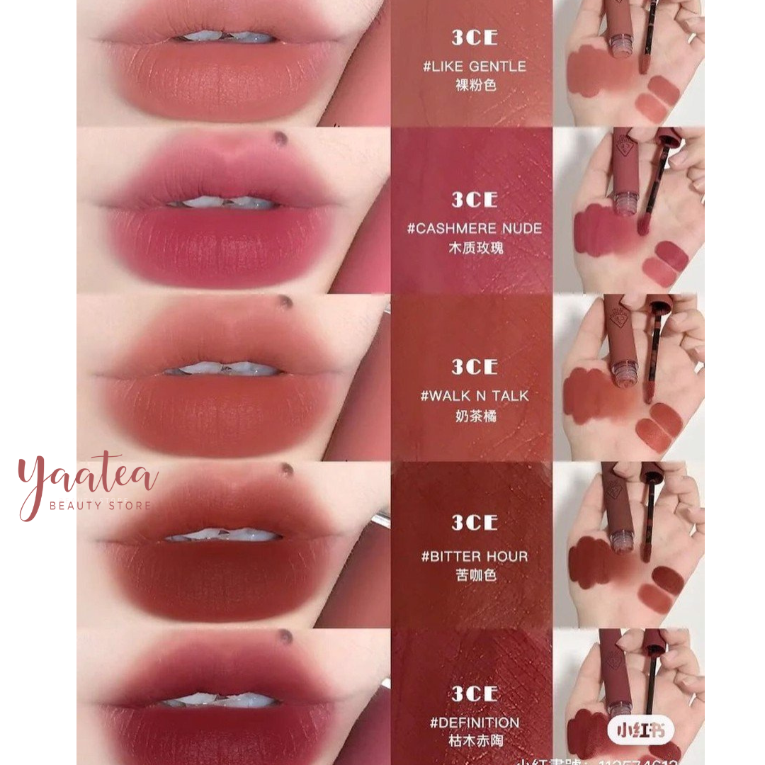 [CHÍNH HÃNG] Son Kem 3CE Velvet Lip Tint