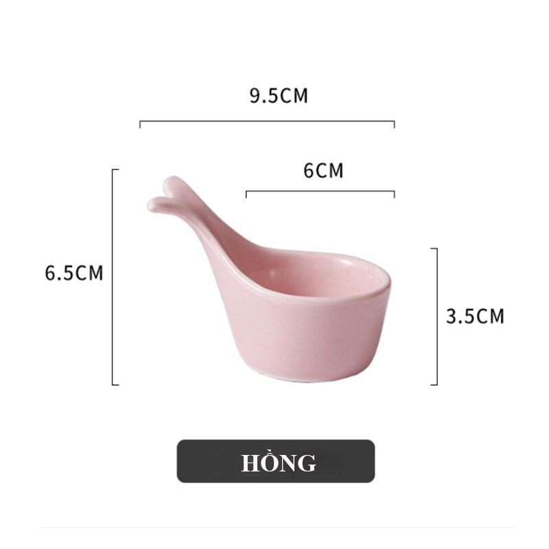 [HCM]Bát Ăn Dặm Gốm Sứ Hình Đuôi Cá cho bé Sumishop2019