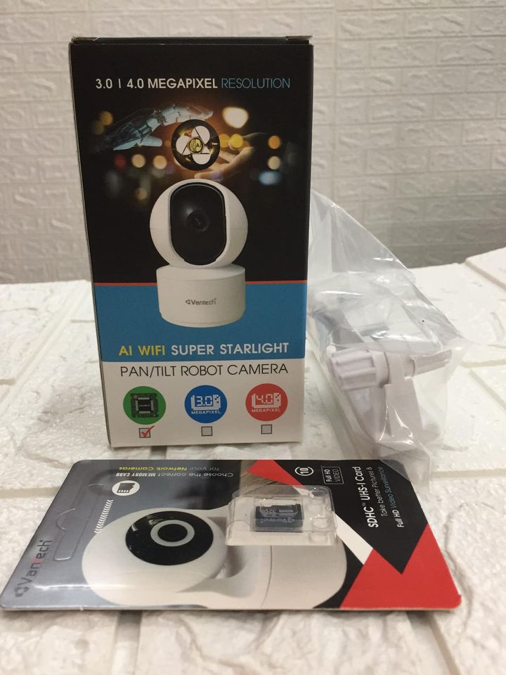 Camera vantech wifi ai-v2010c công nghệ mới 4.0 hình ảnh full hd 1080 + kèm thẻ nhớ 32gb