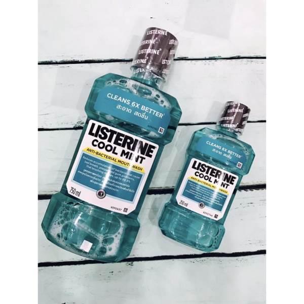 2 CHAI LISTERINE 750ml và 250ml