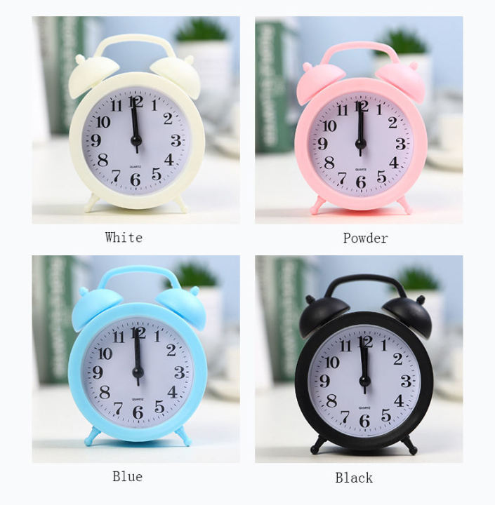 Đồng hồ báo thức chuông reo kêu to để bàn - đồng hồ hẹn giờ báo thức trang trí decor bàn học bàn làm việc cute