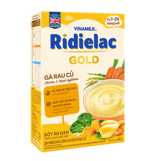 Bột ăn dặm Ridielac Gold