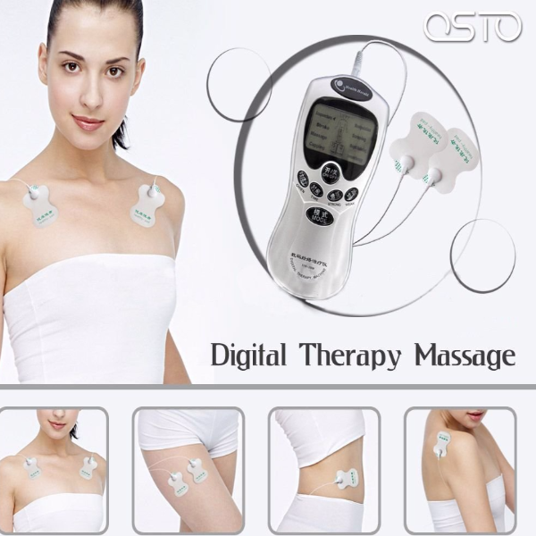 Máy massage trị liệu xung điện 4 miếng dán
